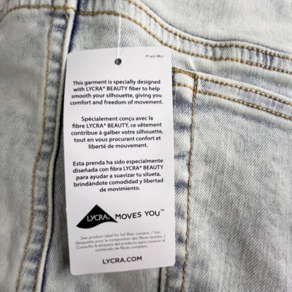 G by Giuliana Jeans Women's 16P Laguna Wash Blue G-Sculpt Straight Denim Lycra - Picture 11 of 16